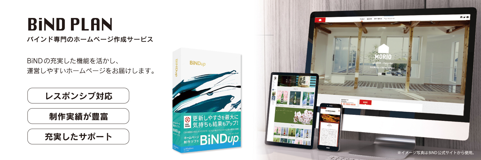 BiNDupのホームページ作成
